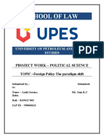 School of Law: Project Work - Political Science