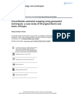 Groundwater Potential Mapping Using Geospatial Techniques: A Case Study of Dhungeta-Ramis Sub-Basin, Ethiopia