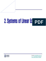 02 Systems of Linear Equations