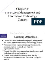 The Project Management and Information Technology Context