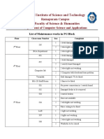 SRM Institute of Science and Technology Faculty of Science & Humanities