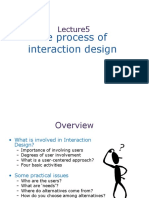 The Process of Interaction Design