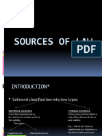 Sources of Law