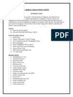 Cardiac Diagnostic Tests