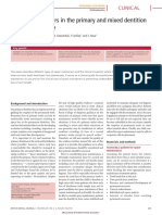 Space Maintainers in The Primary and Mixed Dentition - A Clinical Guide