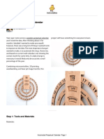 Automated Perpetual Calendar: Step 1: Tools and Materials