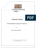 Jawaharlal Nehru Engineering College: Laboratory Manual