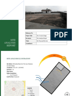 Site Analysis Report - Mr. Reimond Silvestre