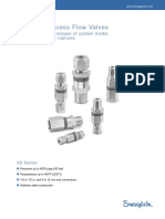 Flow Valves XS Series (MS-01-110) Rev 6