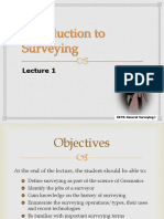 GE10 Lecture 1 Introduction To Surveying