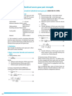 10.3 Calculation For Cylindrical Worm Gear Pair Strength