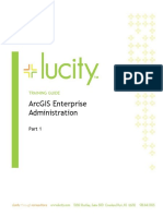 Arcgis Enterprise Administration: Training Guide