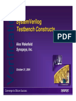 SystemVerilog Testbench Constructs - Synopsys