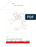 Parts On Group BUCKET CONTROL GROUP