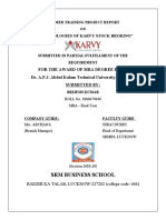 Methodologies of Karvy Stock Broking