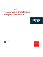 Preparing Data Oracle Business Intelligence Cloud Service