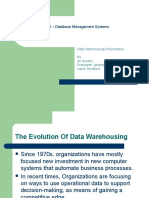 CSE 530 - Database Management Systems: Data Warehousing Presentation by Ali Gardezi Prashanth Janardanan Aaron Sheffield