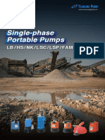 Single-Phase Portable Pumps: LB / Hs / NK / LSC / LSP / Family