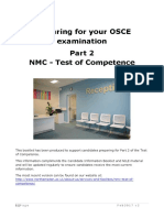 Preparing For Your OSCE Examination NMC - Test of Competence