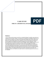 Case Study: Fire in A Residential Building