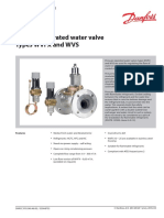 Pressure Operated Water Valve Types WVFX and WVS: Data Sheet