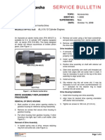 Service Bulletin: Topic: Ident No: Supersedes: Date: Subject: Models Affected