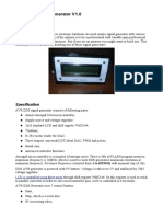 AVR DDS Signal Generator V1.0: LCD Is Controlled Using Three Wires