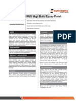 KAN-TAURUS High Build Epoxy Finish: Characteristics