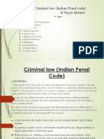 Criminal Law (Indian Penal Code) I