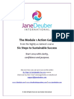 Jane Dueber - Module 1 Action Guide