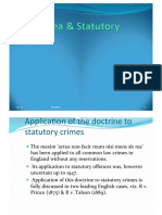 Lecture-9 (Mens Rea & Statutory Crimes) IPC 1861