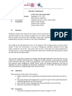 Project Proposal I. Project Title: 4-Way Fest Racoustic 2019 Ii. Date Implementation Iii. Venue Iv. Participants V. Proponents