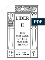 Liber II: THE Message of The Master Therion