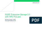 Suse Enterprise Storage 5.5 With Hpe Proliant: Reference Configuration