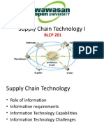 Supply Chain Technology I: BLCP 201