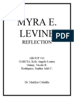 Myra Levine Reflection