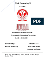 ( (Soft Computing) ) (IT - 8002) : Enrollment No.-:0905IT161041 Department - :information Technology Batch - : 2016-2020