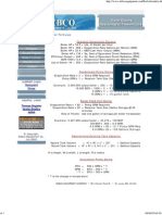 Boiler Formulas