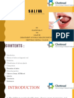 Saliva - A Diagnostic Tool