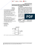 Snx5Lbc184 Differential Transceiver With Transient Voltage Suppression