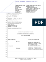 Apple'S Opposition To Epic'S Motion For A Tro/Pi Case No. 3:20-cv-05740-YGR