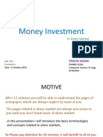 Money Investment: in Share Market