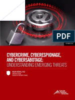 Cybercrime, Cyberespionage, and Cybersabotage:: Understanding Emerging Threats