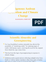 Arnold Arnez Indigenous Andean Symbolism and Climate Change