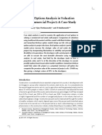 Real Options Analysis in Valuation of Commercial Project: A Case Study