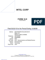 Intel Corp: FORM 10-K