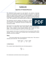 Lecture (11) : Comparison of Chemical Reactors