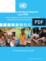 Country Analysis Report Lao PDR 2015