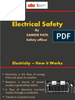 Electrical Safety: by Sameer Patil Safety Officer