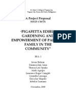 Pigafetta Edible Gardening and Empowerment of Partner Family in The Community"